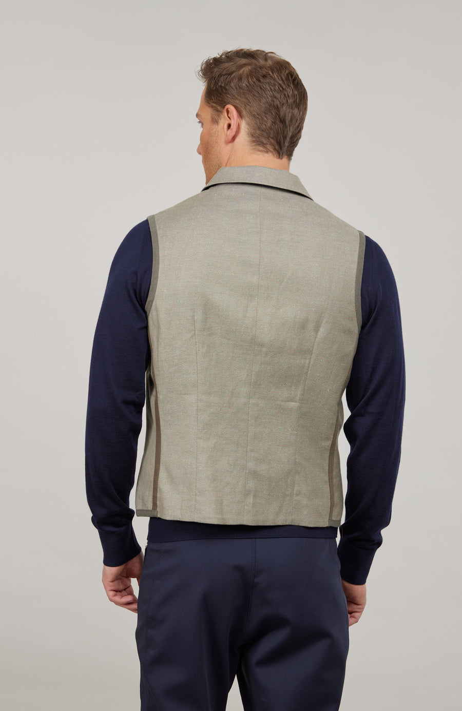 Weste aus Baumwolle -Leinen - Benjamin