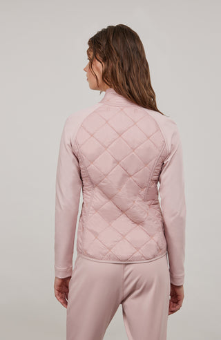 Quilted jacket with natural powerstretch - Karen
