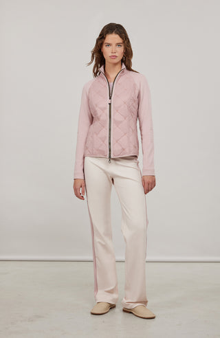 Quilted jacket with natural powerstretch - Karen