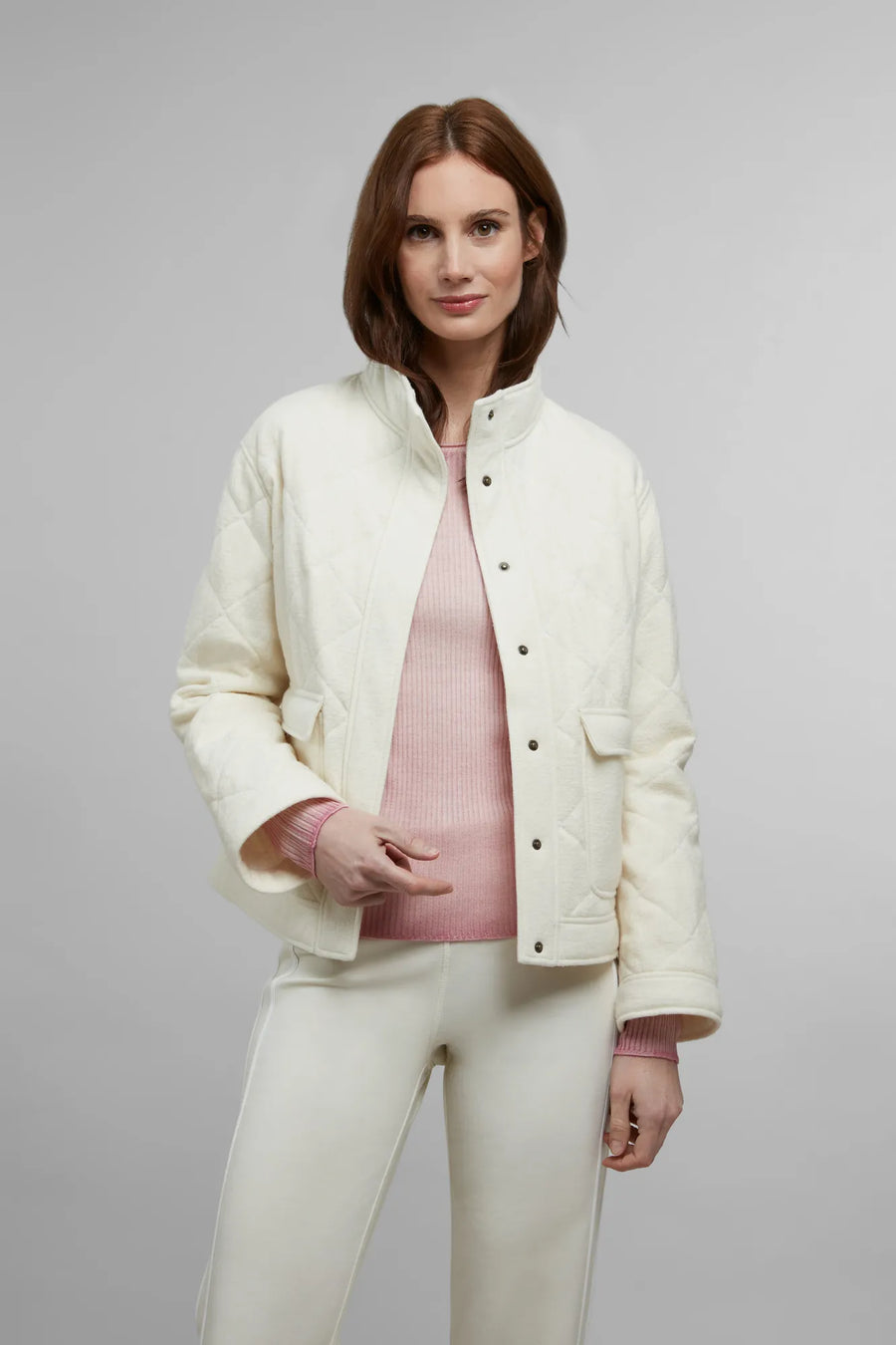 Jacke aus Quilt und Loden - Helene-CWQ