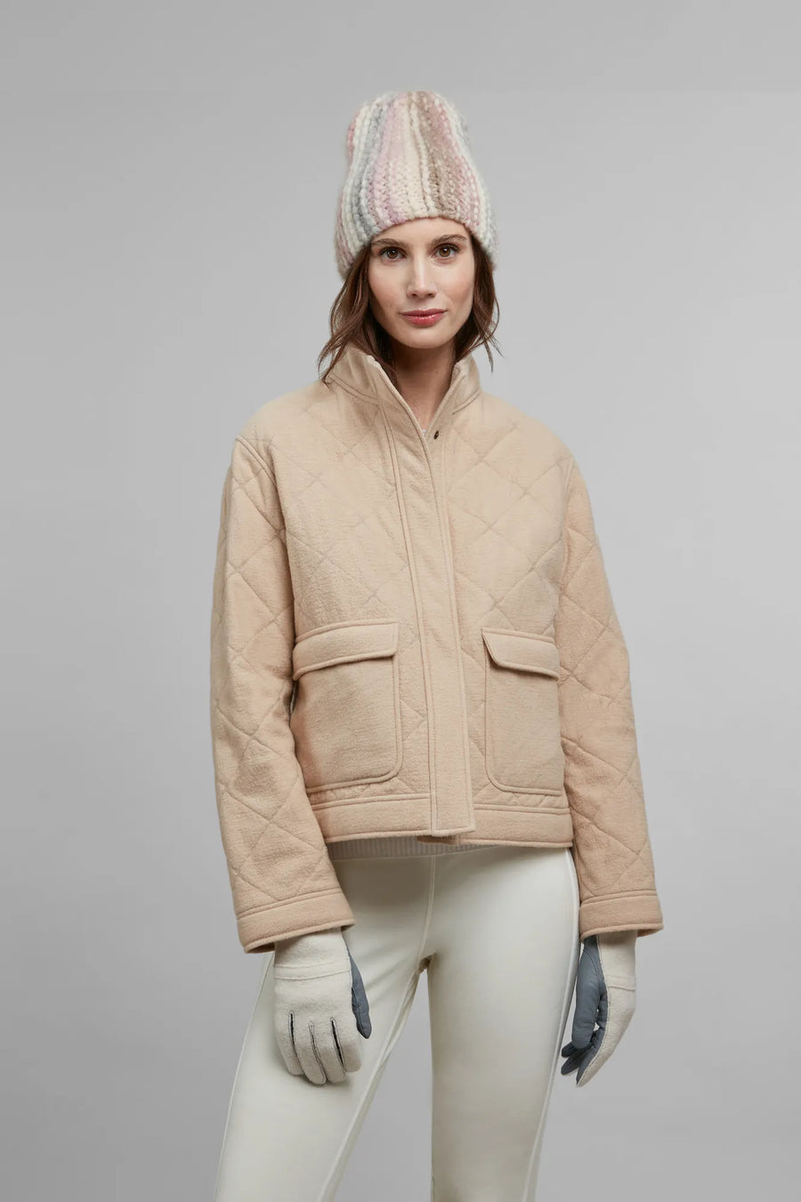 Jacke aus Quilt und Loden - Helene-CWQ
