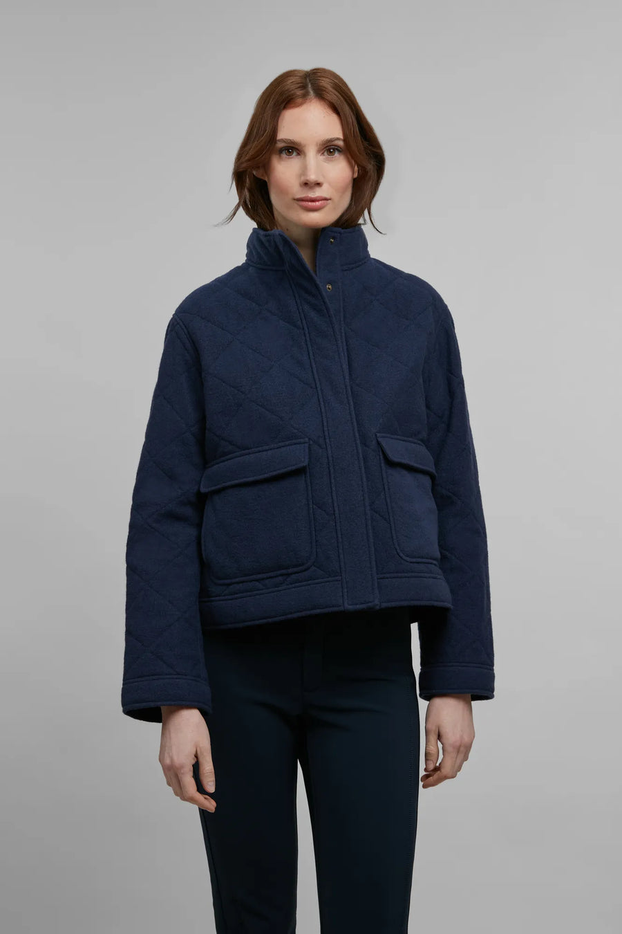 Jacke aus Quilt und Loden - Helene-CWQ