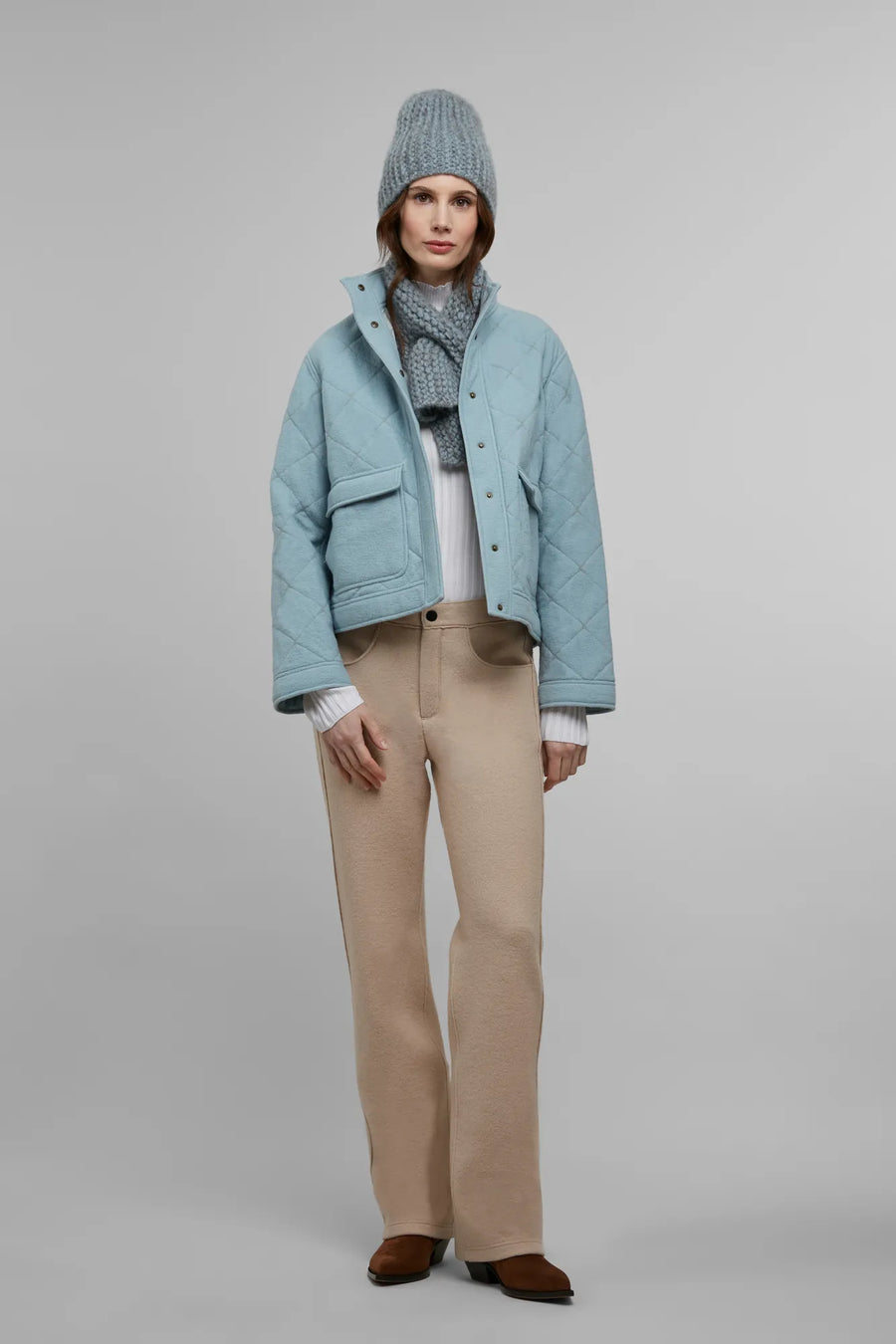 Jacke aus Quilt und Loden - Helene-CWQ