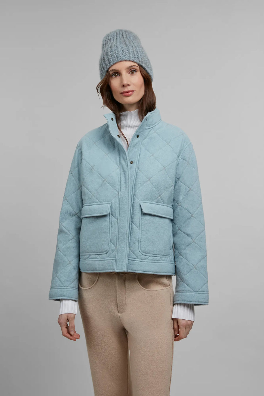 Jacke aus Quilt und Loden - Helene-CWQ