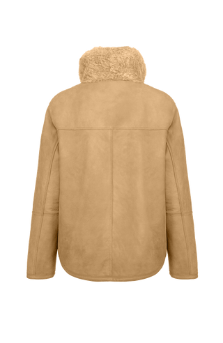 Dolli lambskin cape 