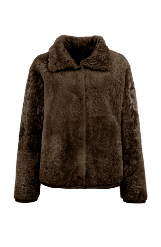 Dolli lambskin cape 