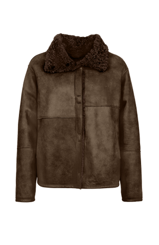 Dolli lambskin cape 