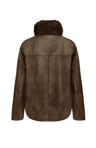 Dolli lambskin cape 