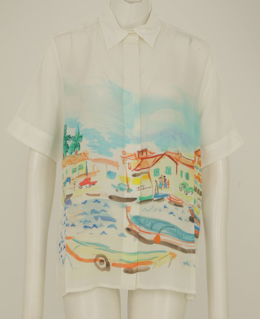 Printed Silk Shirt