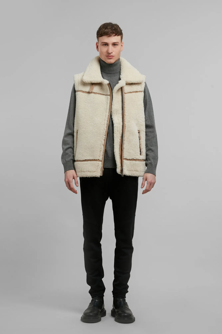 Gilet en peau lainée - Elias