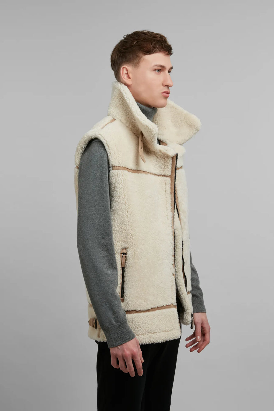 Gilet en peau lainée - Elias