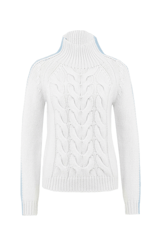 SaraCable knitted sweater with cable pattern 