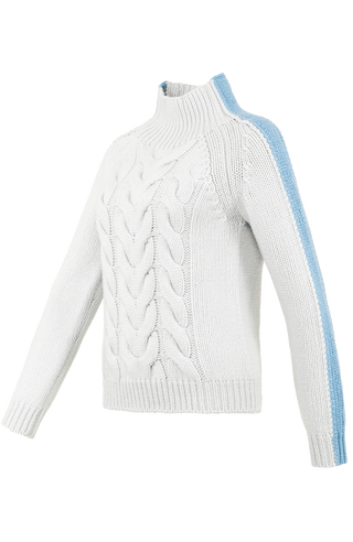 SaraCable knitted sweater with cable pattern 