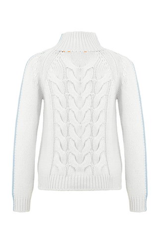 SaraCable knitted sweater with cable pattern 