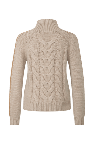 SaraCable knitted sweater with cable pattern 