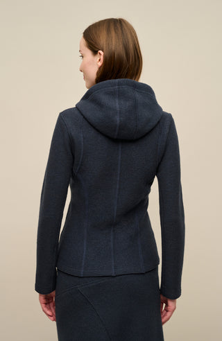 Avery hooded wool jacket