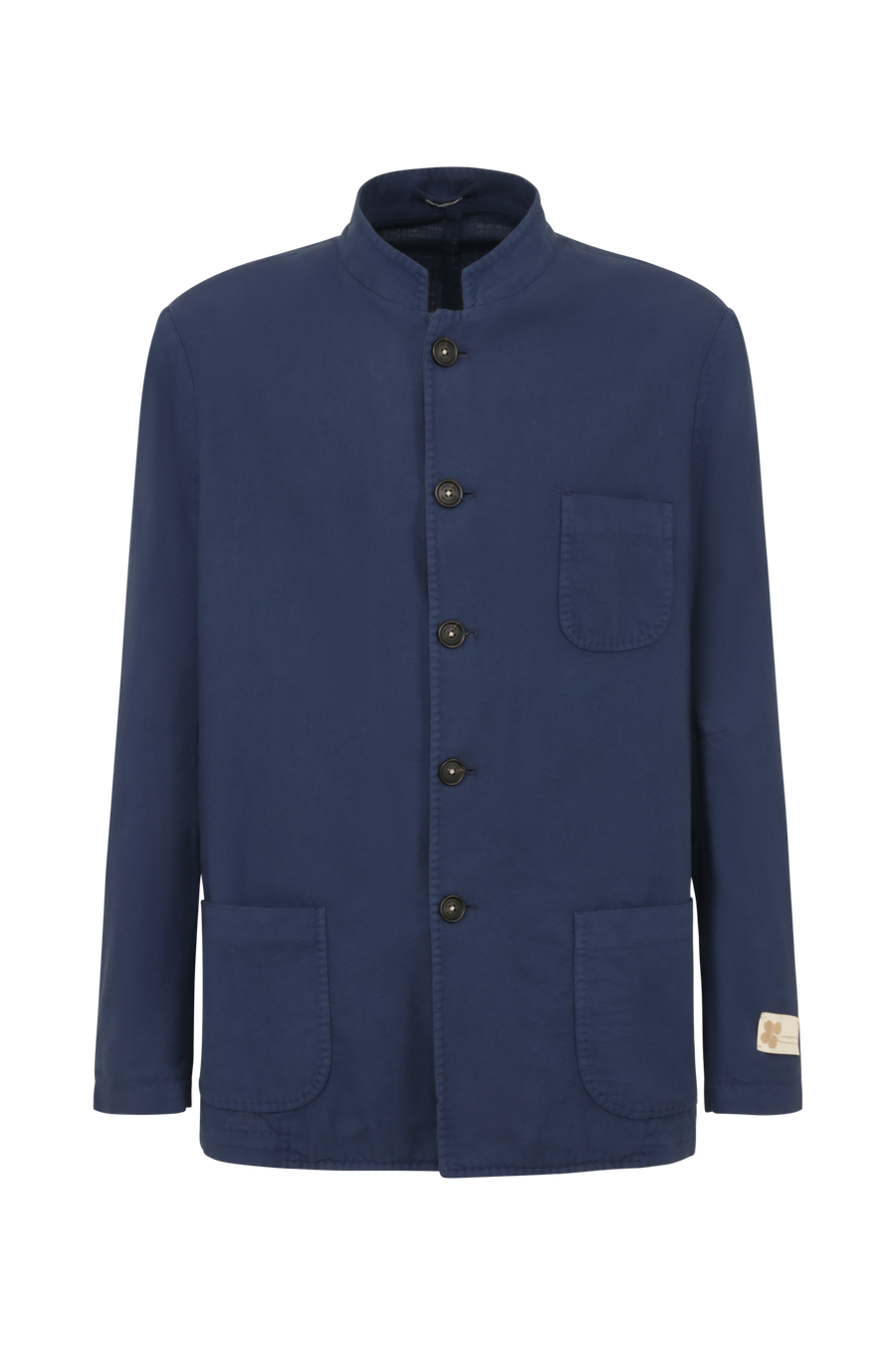 Jacke aus Baumwoll-Gaze mit Stehkragen - BALI