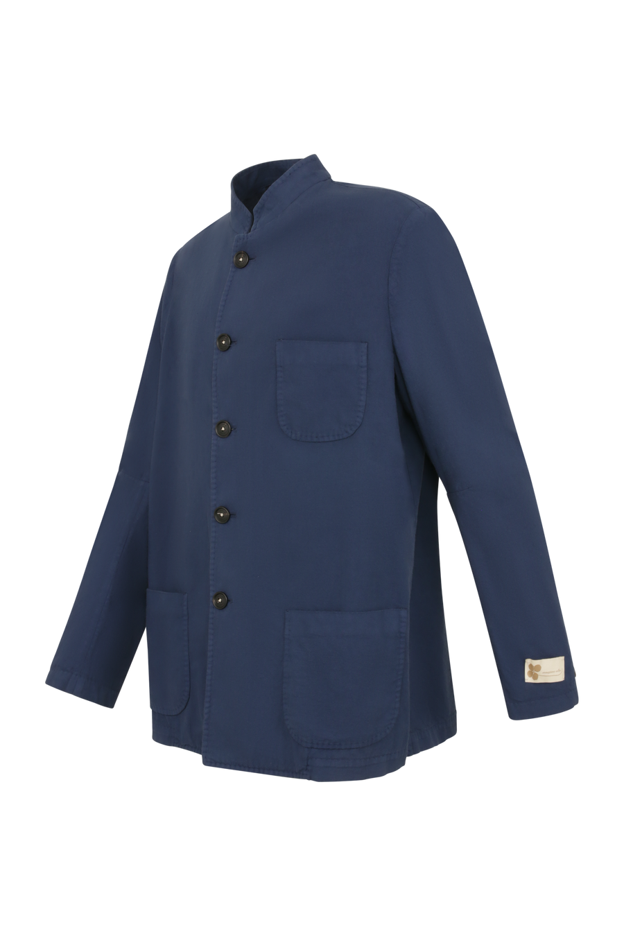 Jacke aus Baumwoll-Gaze mit Stehkragen - BALI
