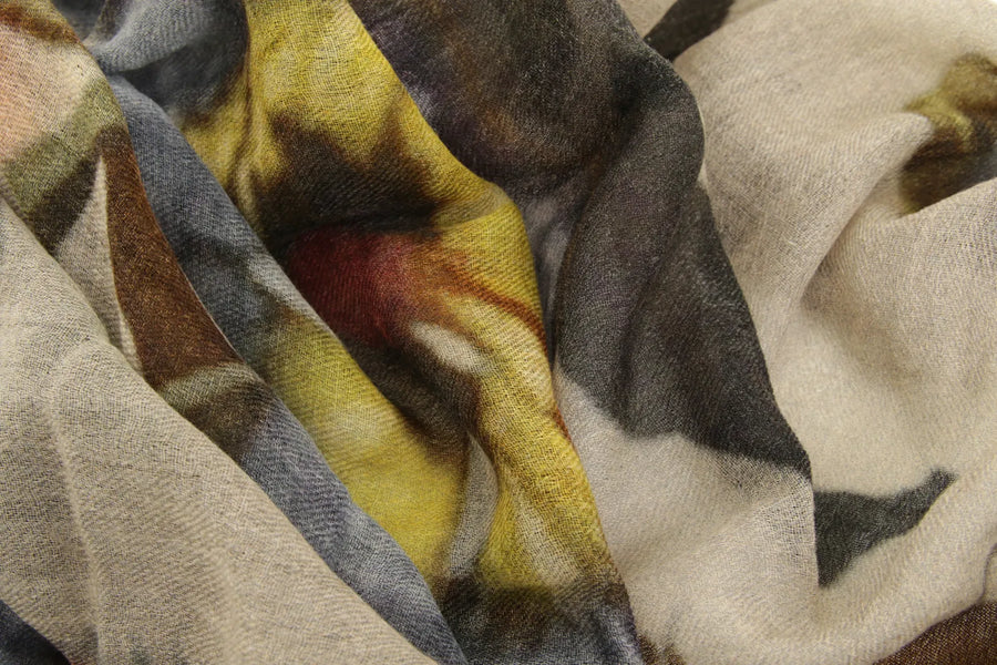 Kaschmirschal mit floralem Muster - 622680