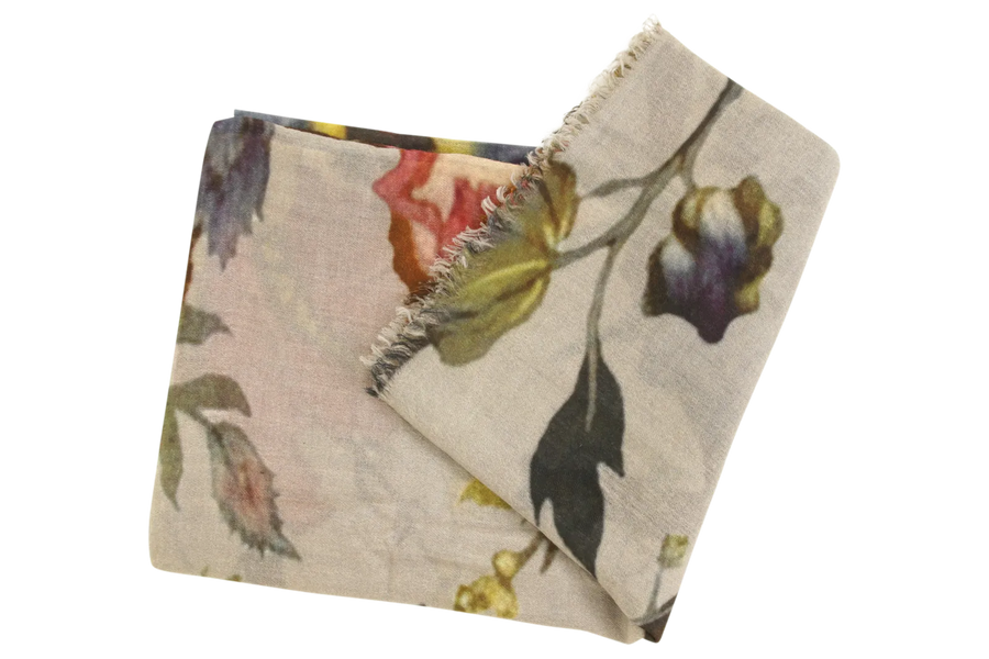 Kaschmirschal mit floralem Muster - 622680