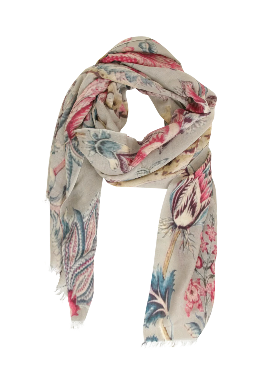 Kaschmirschal mit floralem Muster - 622688S