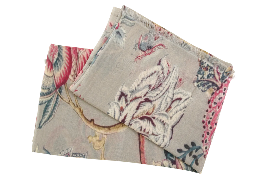 Kaschmirschal mit floralem Muster - 622688S