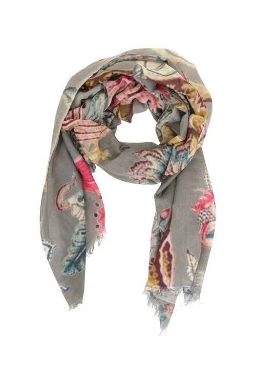 Kaschmirschal mit floralem Muster - 622688S