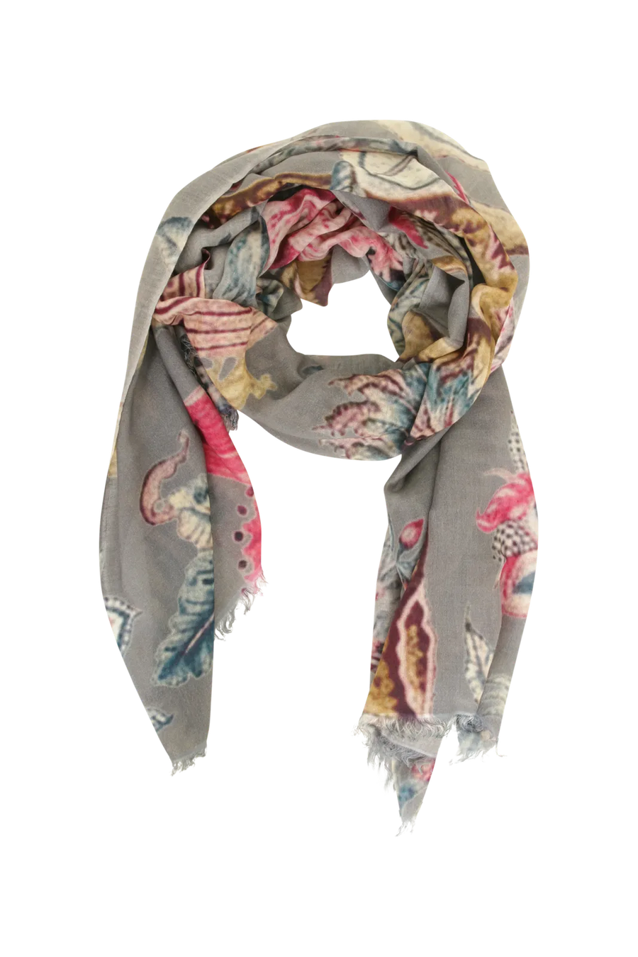 Kaschmirschal mit floralem Muster - 622688S