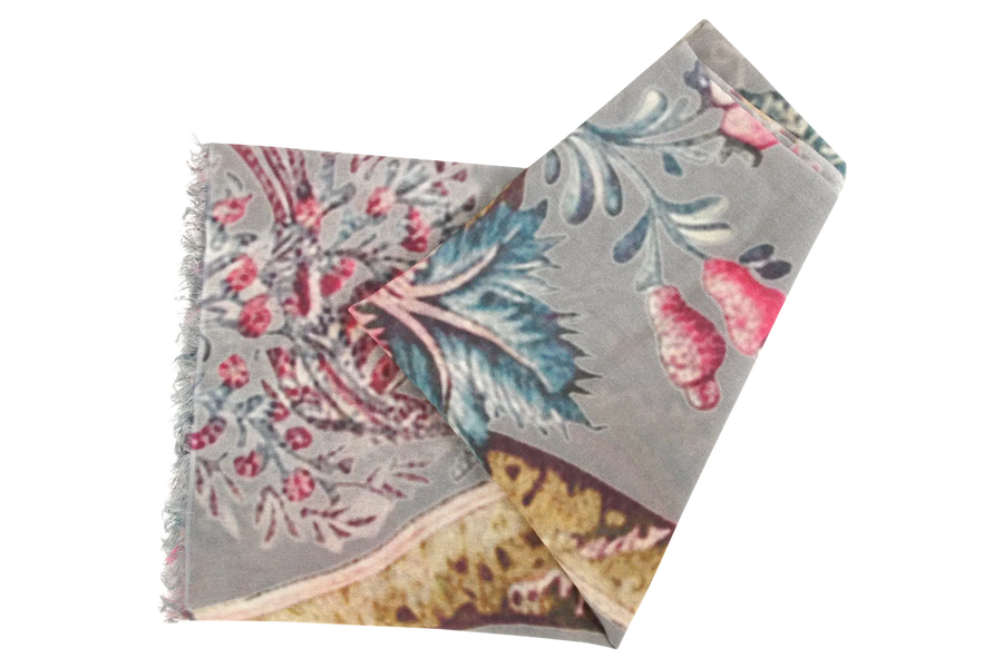 Kaschmirschal mit floralem Muster - 622688S