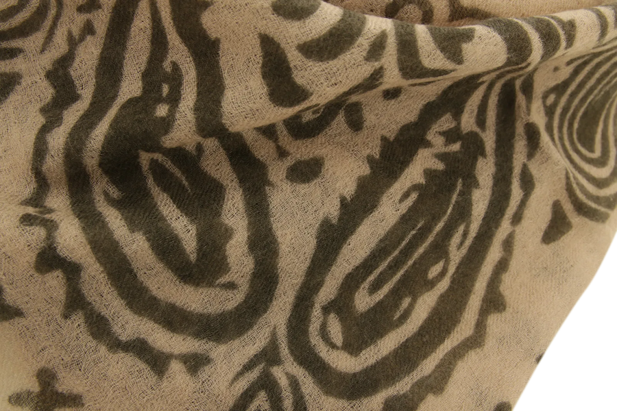 Étole raffinée en cachemire à motif paisley - BanFine 622796