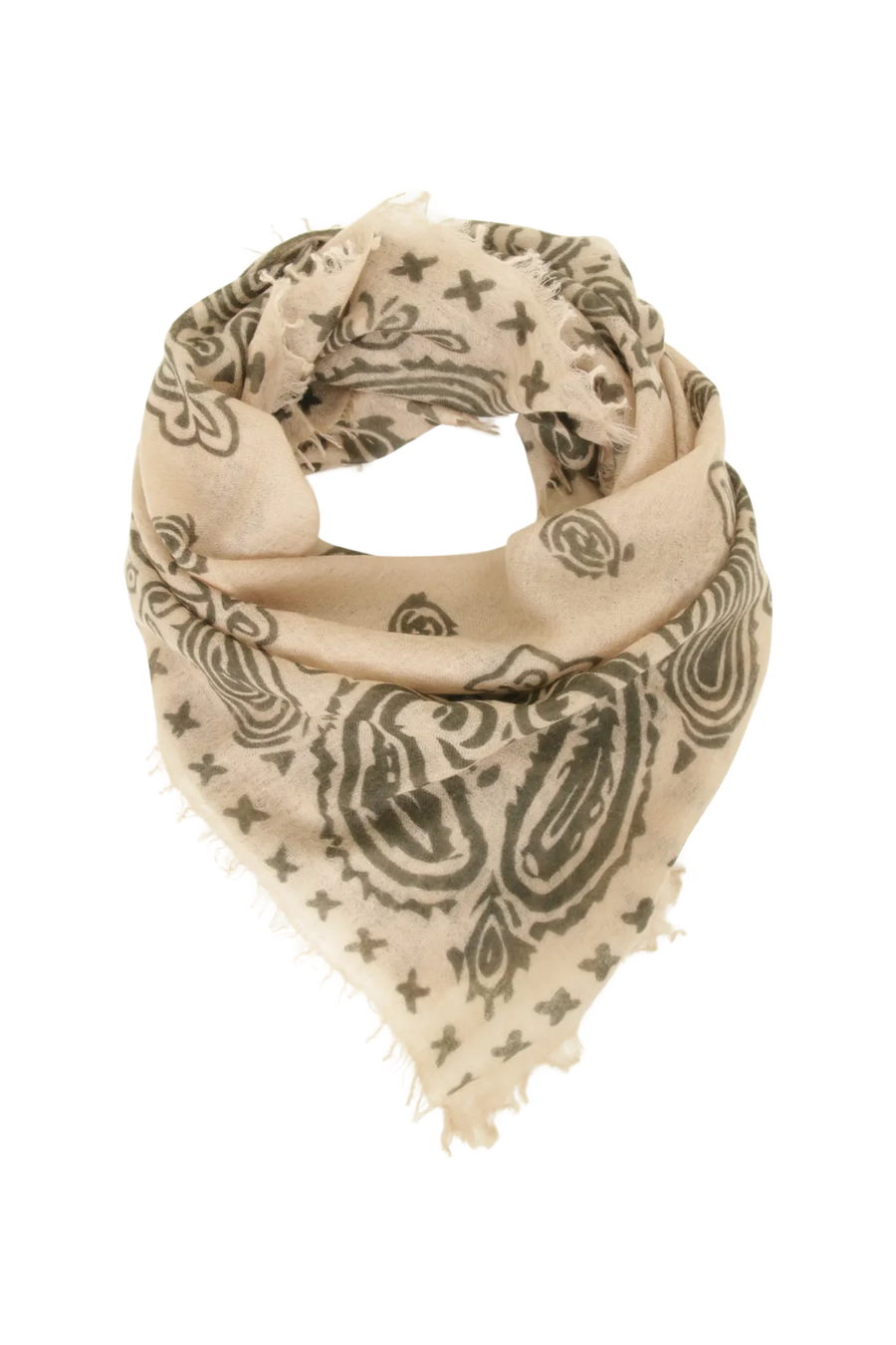 Étole raffinée en cachemire à motif paisley - BanFine 622796