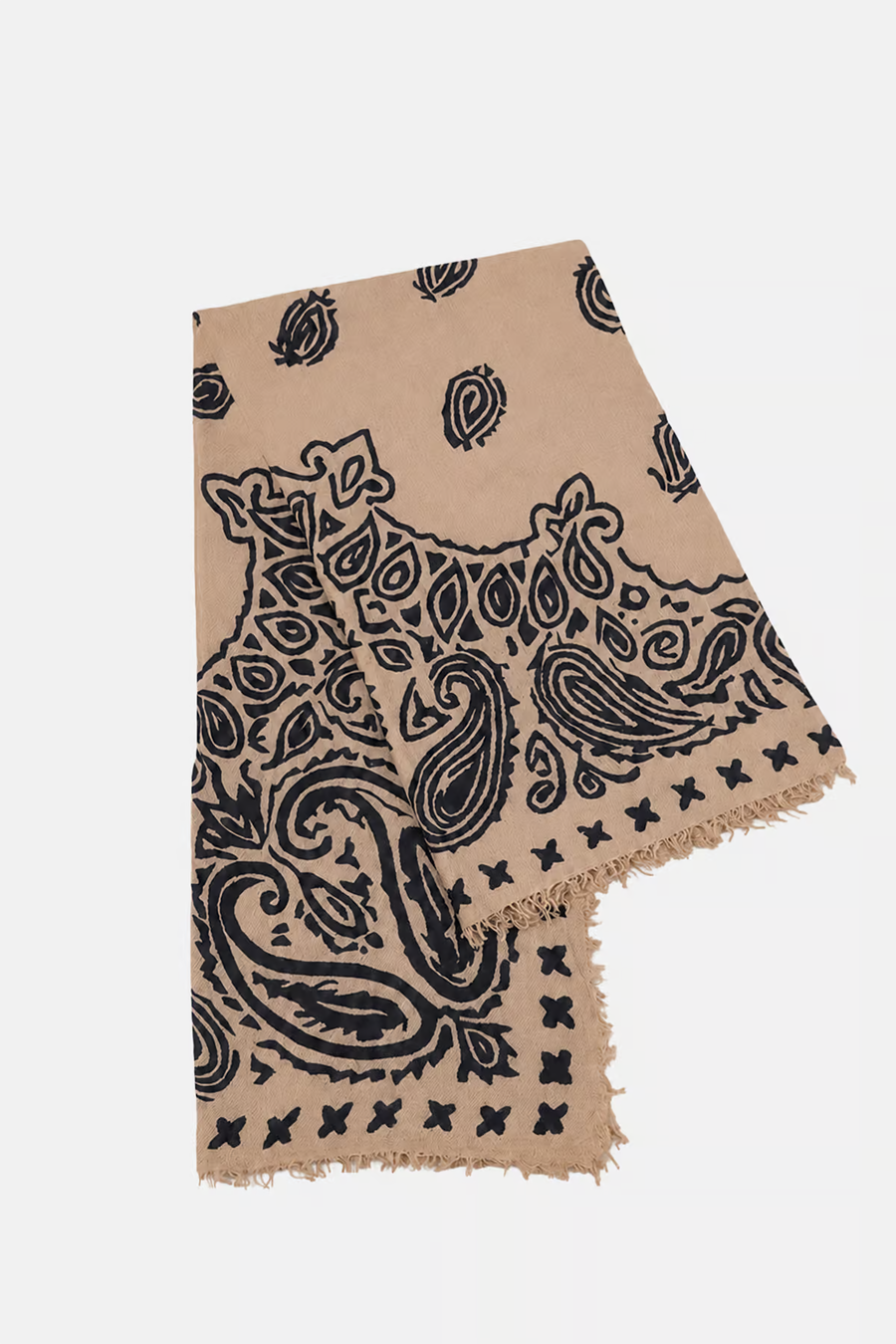 Étole raffinée en cachemire à motif paisley - BanFine 622796