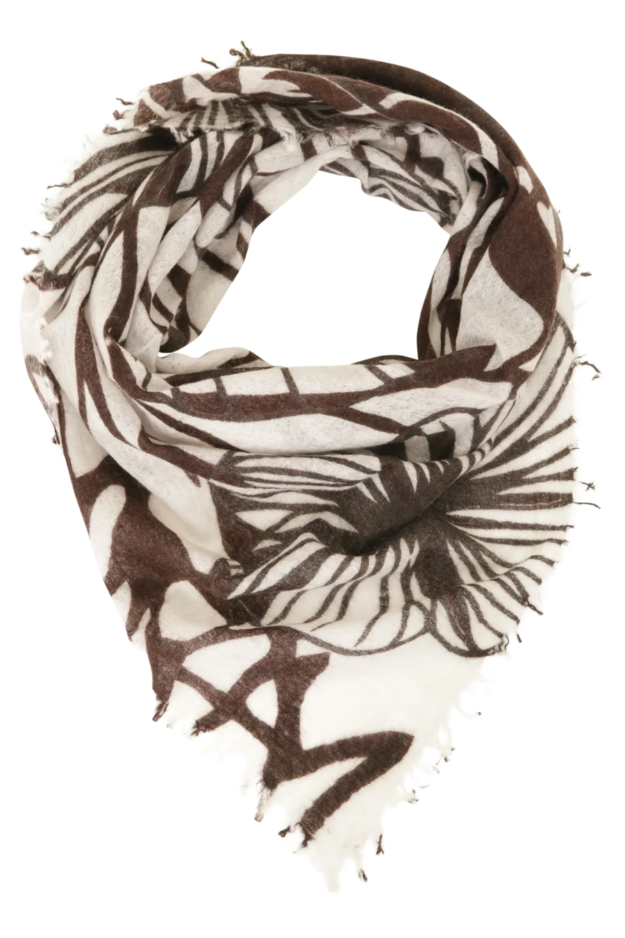 Mehrfarbiges Kaschmirtuch mit edlem Blumenmuster - BanFine 622797