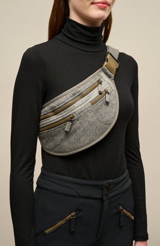 Belt bag made of loden