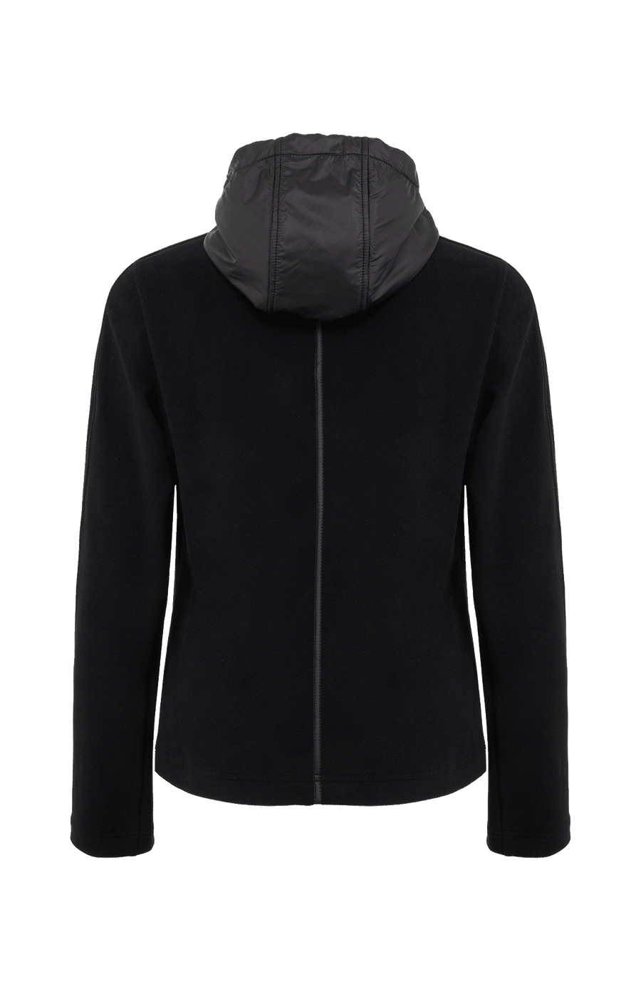 Damenjacke von Frauenschuh, Modell Rania-BF- schwarz –  Rückansicht, leichte Jacke für Frühling und Sommer, stilvoll und funktional für Alltag und Freizeit.