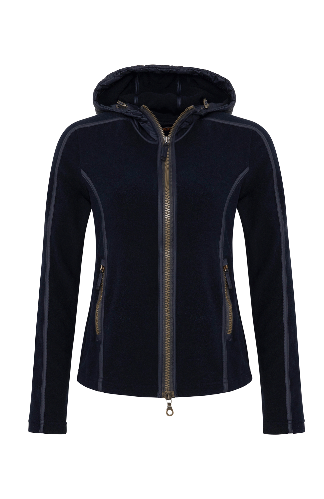 Jacke mit Kapuze aus Biodegradable Fleece Rania β