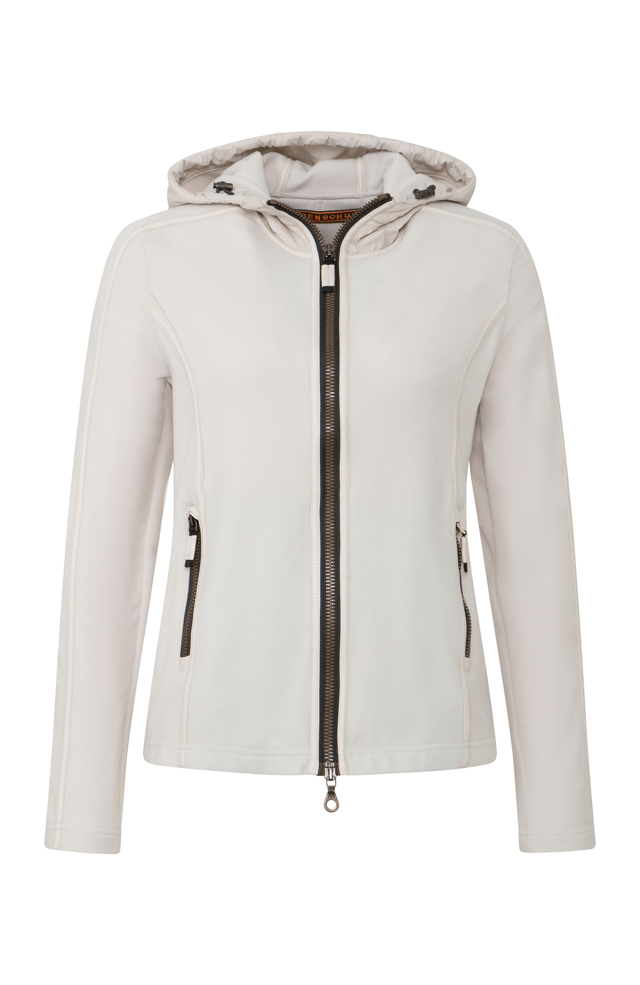 Jacke mit Kapuze aus Biodegradable Fleece Rania –