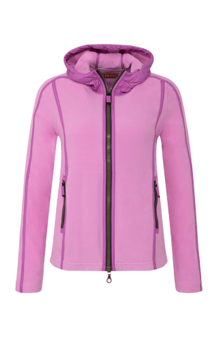 Damenjacke von Frauenschuh, Modell Rania-BF Pink-rose –  Vorderansicht, leichte Jacke für Frühling und Sommer, stilvoll und funktional für Alltag und Freizeit.