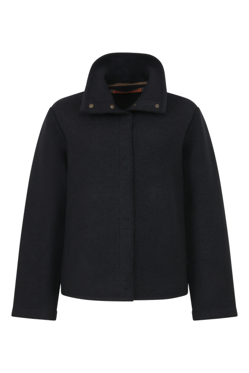 Veste en laine bouillie - Delia
