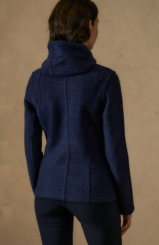 Avery hooded wool jacket