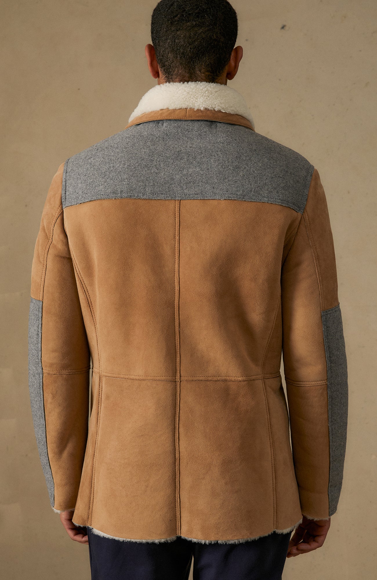 Mens sale lambskin coat