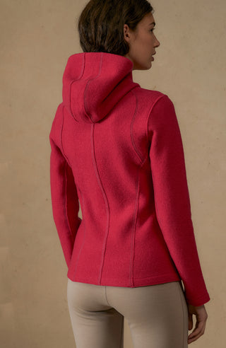 Avery hooded wool jacket
