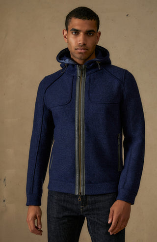 Jeremy hooded wool jacket 