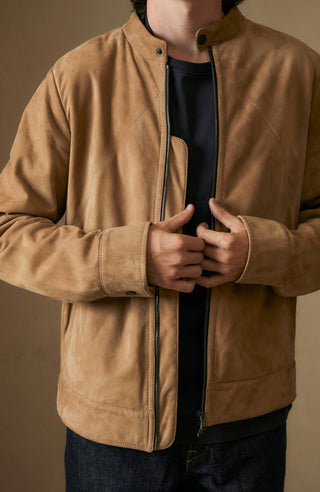 Nico jacket suede leather