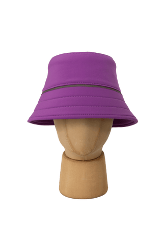 Fischerhut aus Softshell, Modell 598230 Hat-S in Farbe 2590 violet– Vorderansicht