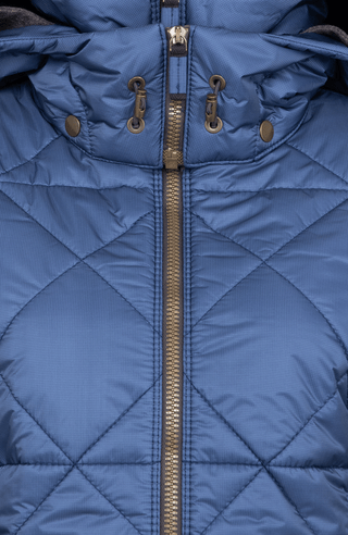 Skijacke blau Detail