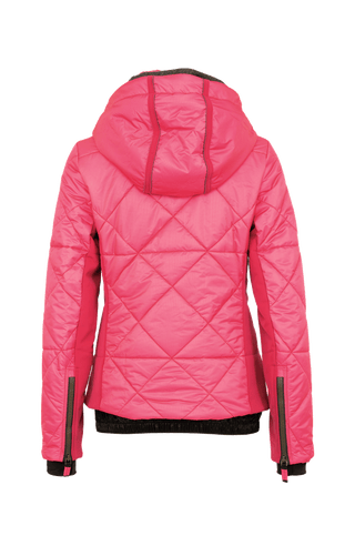 Skijacke pink von hinten