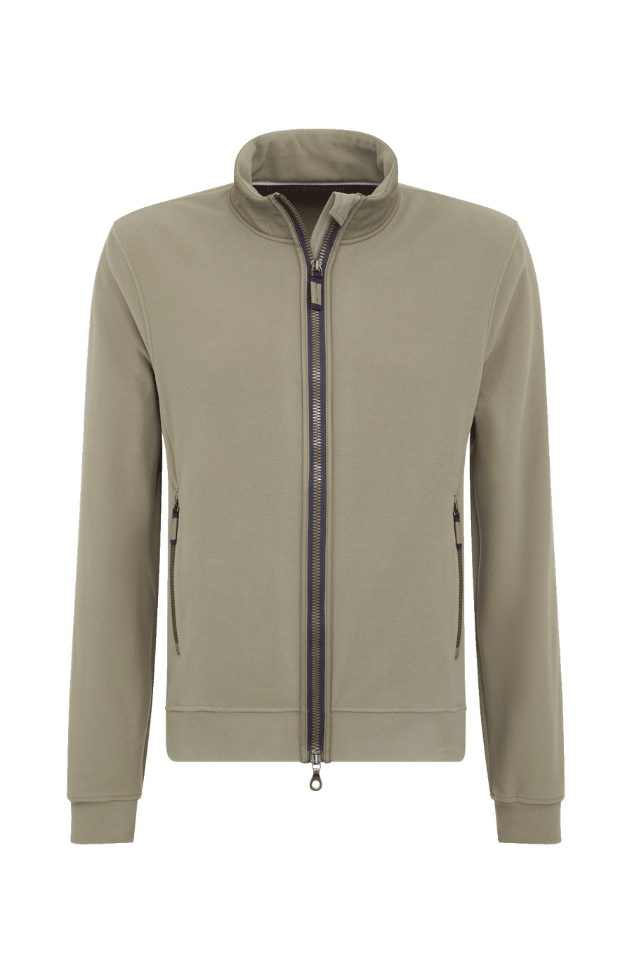 Herrenjacke in der Farbe „Sage“ aus der Frühjahrs- und Sommerkollektion von Frauenschuh Mode. Die Jacke überzeugt mit einem modernen, sportlich-eleganten Design und ist aus einem leichten, funktionalen Material gefertigt – ideal für die wärmeren Jahreszeiten. Sie verfügt über einen durchgehenden Frontreißverschluss, einen hohen Stehkragen sowie zwei seitliche Reißverschlusstaschen. Feine Nahtführungen und dezente Details unterstreichen die hochwertige Verarbeitung. Die Ärmel sind ergonomisch geschnitten und