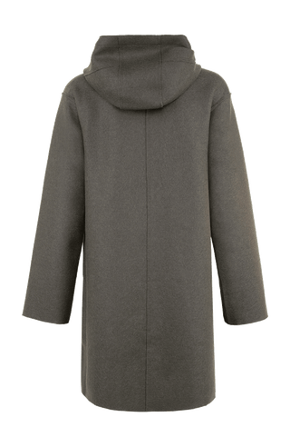 Olivia hooded wool coat