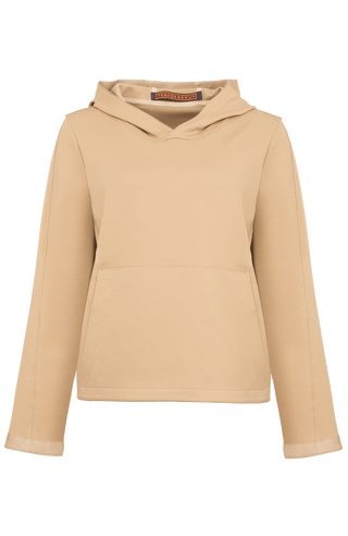 Karamel Kapuzenpullover hoodie von vorne